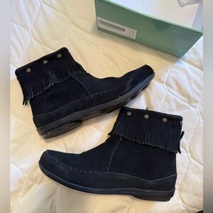 Fringe Ankle Boots